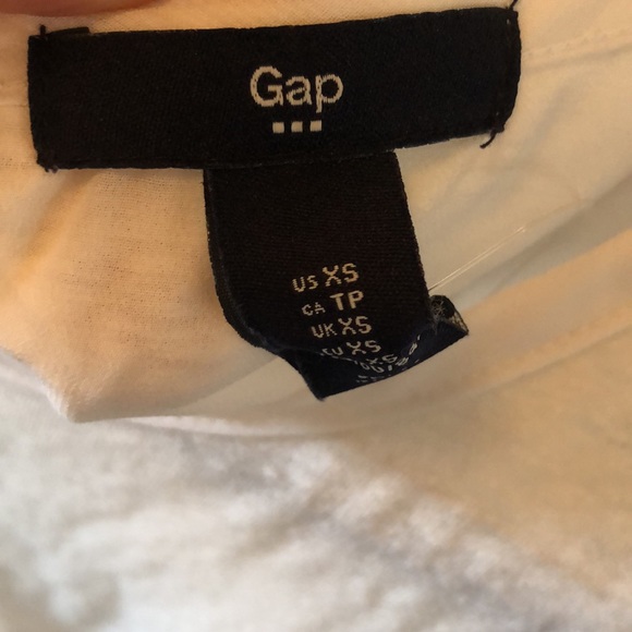 White tank with chiffon bottom and back - Picture 6 of 6